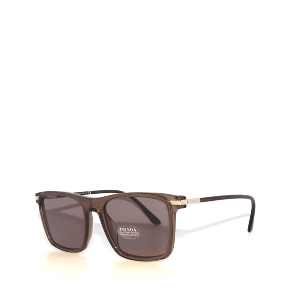 Prada SPR19XS 19 09F03D Brown Gray Sunglasses 19X - Picture 1 of 5